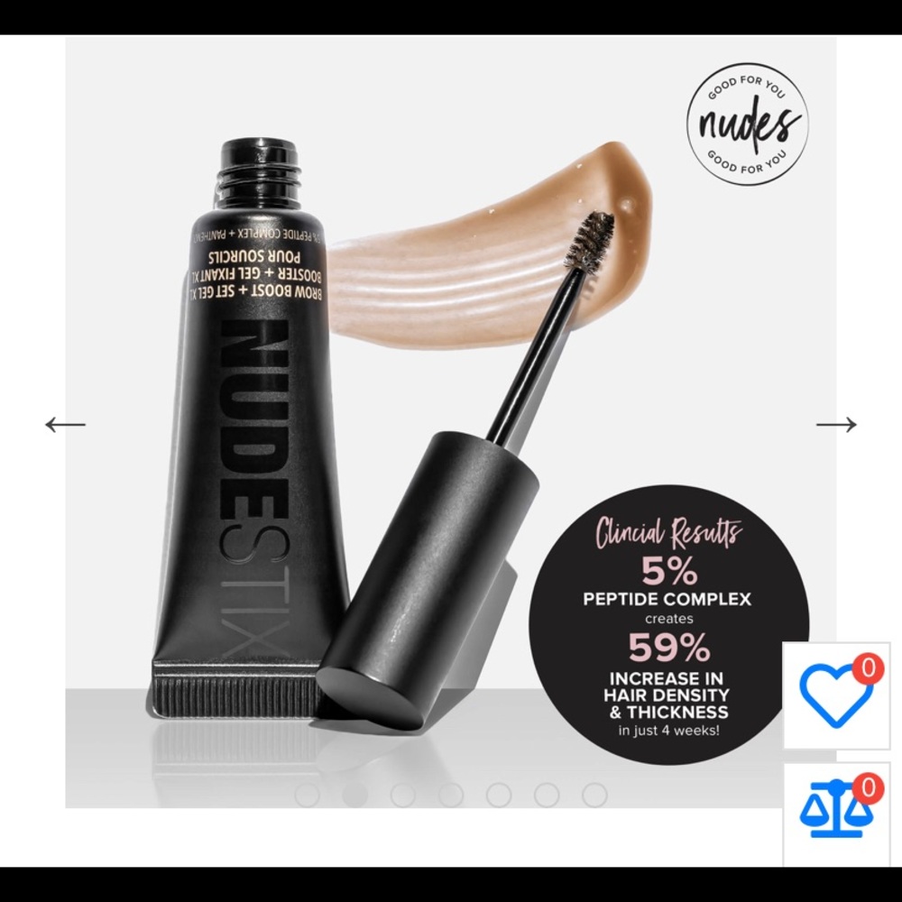 NUDESTIX Brow Boost + Set Gel XL
